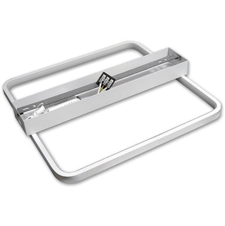 Galaxis LED Kronleuchter Deckenleuchte 40W weiß + Fernbedienung