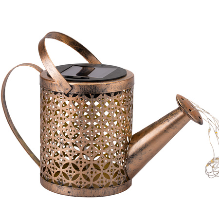 LED Solar-Gartenleuchte ROSA Kupfer IP44 3000K LUMILED