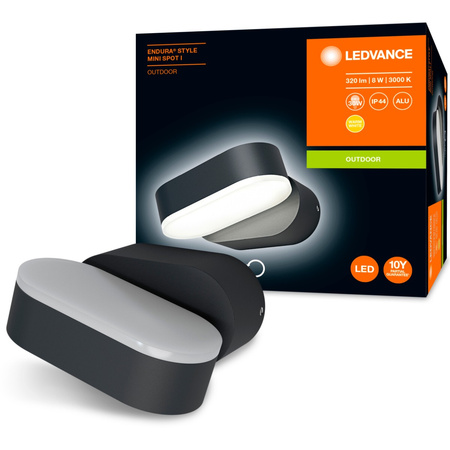Wandleuchte Außenfassadenleuchte beweglich 8W 320lm 3000K Endura Style Mini Spot LEDVANCE