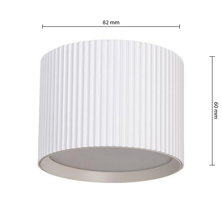 Aufputz Halogenröhre Reflektor Spot GX53 Rund Weiß Gisele Masterled