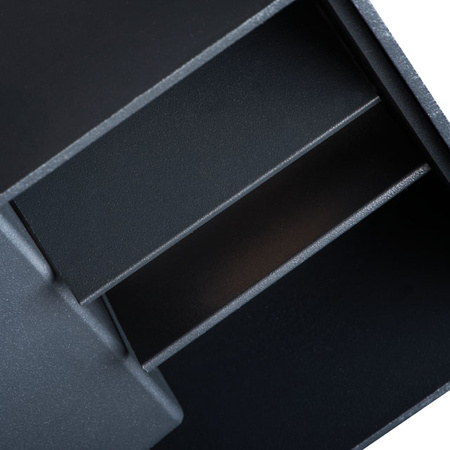 LED-Steigungsleuchte REKA Graphit UP AND DOWN 7W 360lm 840 Neutral IP54 Kanlux