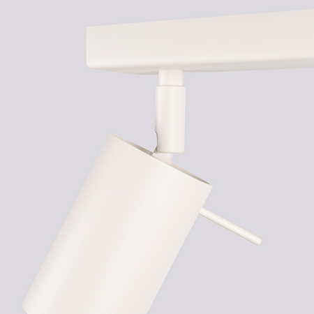 Tuba Spot Reflektor Deckenleuchte 4x GU10 Beige Ring Bittersweet Shimmer SL.1498 Sollux