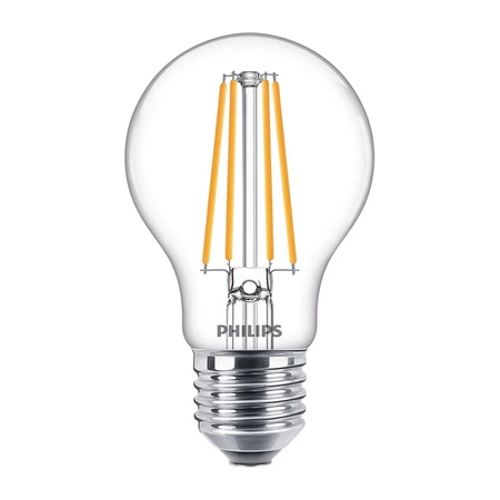E27 A60 LED Lampen 8,5 W = 75 W, 1055 lm, 2700 K, warmes Filament PHILIPS
