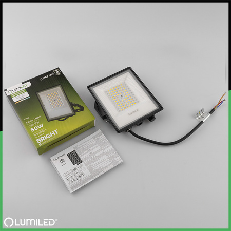 LED-Flutlicht im Freien BRIGHT Wasserdicht 50W 5500lm 4000K IP65 LUMILED