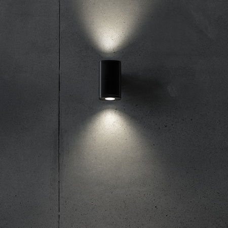 Außenwandleuchte GU10 IP54 Aufputz Schwarz ZEVI Kanlux