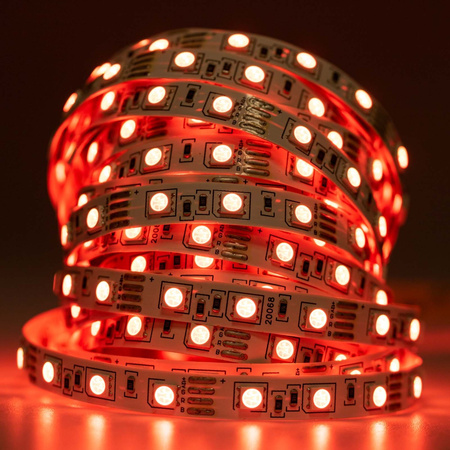 LED-Strip, LED-Streifen 12V 72W 300LED 5050 10mm 5m RGB LUMILED