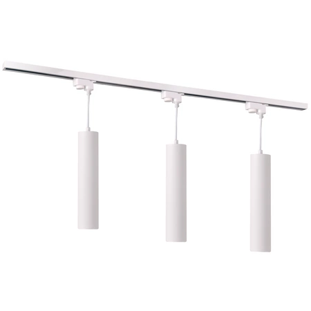 Beleuchtung Stromschienenset 1m + 3x MARIBEL GU10 Weiß + Gold