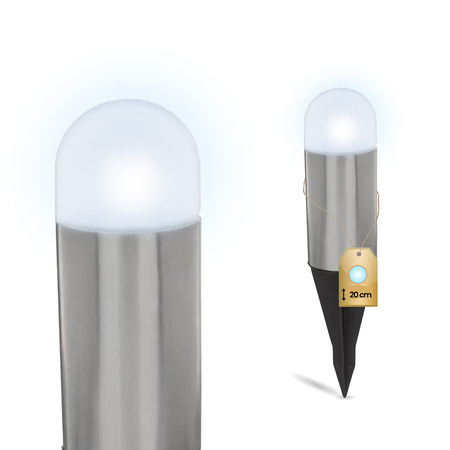 LED Solar Garten Lampe angetrieben Stehend Spot Pilz Outdoor Pole