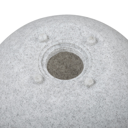 Stono Stone Kugel Außenlampe E27 IP65 39cm grau KANLUX