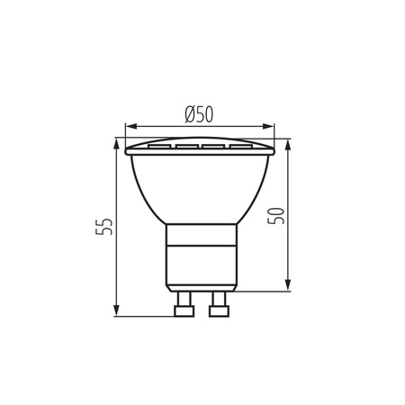 LED Lampen TEDI MAXX GU10 PAR16 9W 900lm 6000K Kaltlicht KANLUX