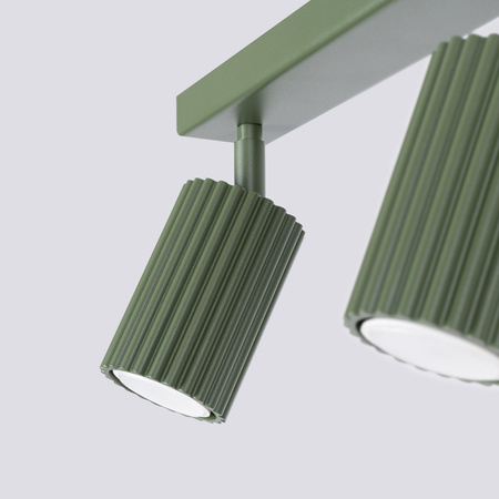 Tuba Spot Reflektor-Deckenleuchte 2x GU10 Olive Carbon Deep Space SL.1618 Sollux