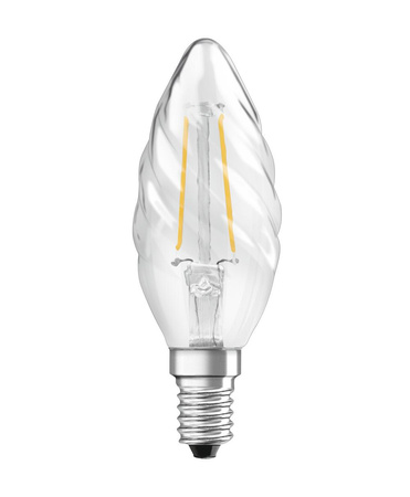 LED Leuchtmittel E14 BW35 2,5W = 25W 250lm 2700K Warm 300° OSRAM STAR Filament