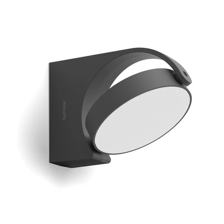 Gartenleuchte LED Wandleuchte MIMOZA myGarden 7W 2700K IP44 Beweglich Anthrazit PHILIPS