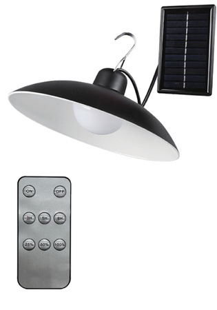 LED Fluter Solar-Gartenlampe 6000K IP44 Dämmerungssensor + FERNBEDIENUNG