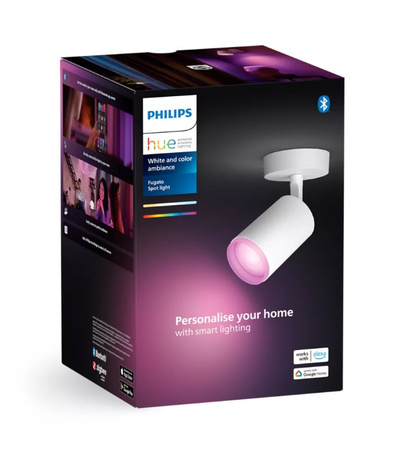 Philips HUE Weiß und Farbe Ambiente Lampe Fugato 1x4.2W Bluetooth Zigbee