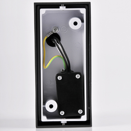 Außenwandleuchte oben unten mit LED 2x GU10 BOSTON GOLDLUX (Polux) ALUMINIUM GRAY