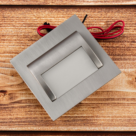 Treppenleuchte DECORUS 9 LED 1,2W Satin ProVero Warm