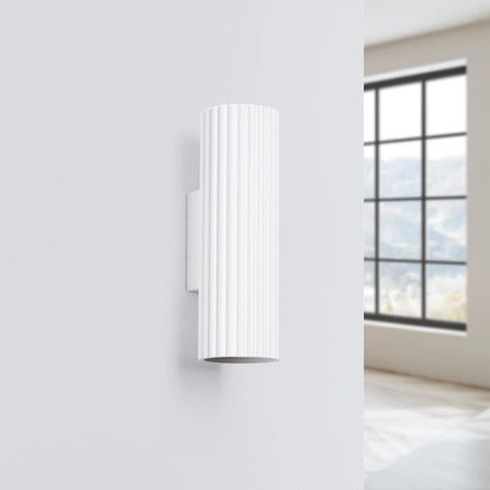 Wandleuchte Wandleuchte Reflektor Tuba Spot 2x GU10 Weiß Carbon Deep Space SL.1647 Sollux