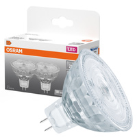 2x LED-Lampe MR16 Reflektor GU5.3 2.6W = 20W 210lm 2700K Warm 12V 36° STAR Osram