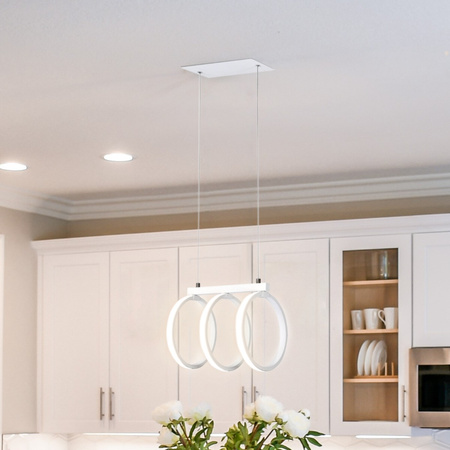 LED-Deckenleuchte aus Feuerstein 34W 3000K weiß GOLDLUX (Polux)