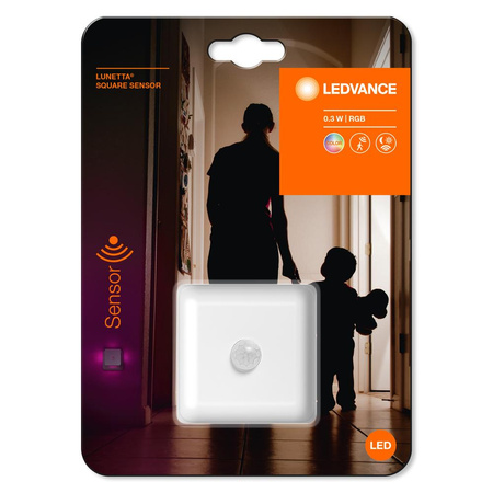 LED Orientierungs-Nachtlicht für Steckdose mit Bewegungssensor Weiß Lunetta Ledvance