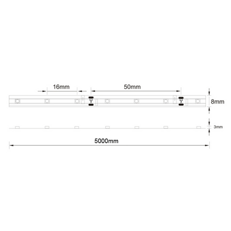 LED-Leiste 16W 120° Weiß 12V Sanico Goldlux