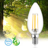 6x LED Lampen E14, Kerzenform Lampe B35 7W = 60W 806lm 360° 3000K warm Glühfaden LUMILED