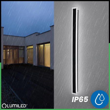 LED-Anbauleuchte OLIO Wandleuchte 30W 4000K 100cm IP65 LUMILED