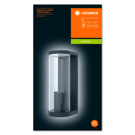 Wandleuchte E27 IP44 Endura TUBULAR LEDVANCE Wand-Fassadenleuchte