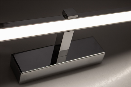 LED-Spiegelleuchte 8W, Badezimmer-Wandleuchte 700lm Chrom neutral 40cm VENUS LUMILED