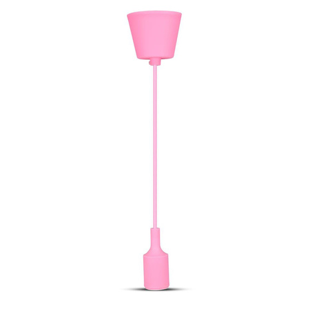 Hängeleuchte E27 Silikondiffusor rosa VT-7228 V-TAC