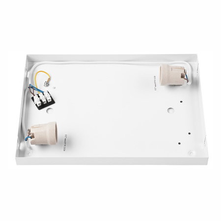 Plafond LED-Deckenleuchte GASPAR 2xE27 Quadratisch Holz LD-PD-11.1 Lamkur