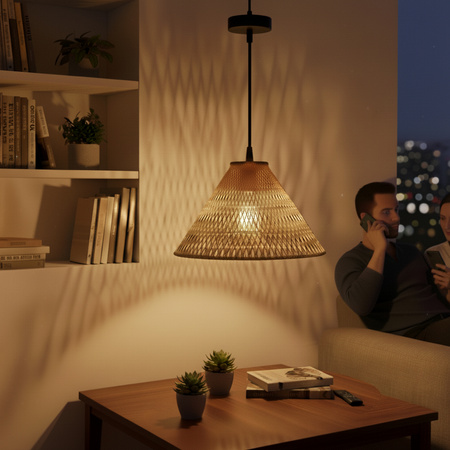 LED-Lampe E27 A60 6W 660LM = 50W 2000K warmweiß 360° Filament Amber LUMILED