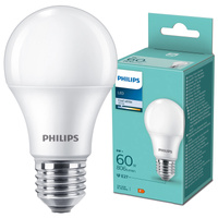 E27 A60 LED Lampen 8W = 60W 806lm 4000K Neutralmilch PHILIPS