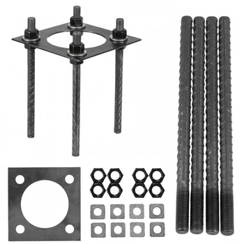 BASE SV 200x200mm KOBI Justierbarer Fundamentanker für Stützen