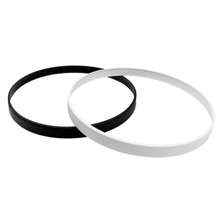 LED-Deckenleuchte 24W 1900lm 4000K Neutral mit austauschbarem schwarzem oder weißem Rahmen Ecolight