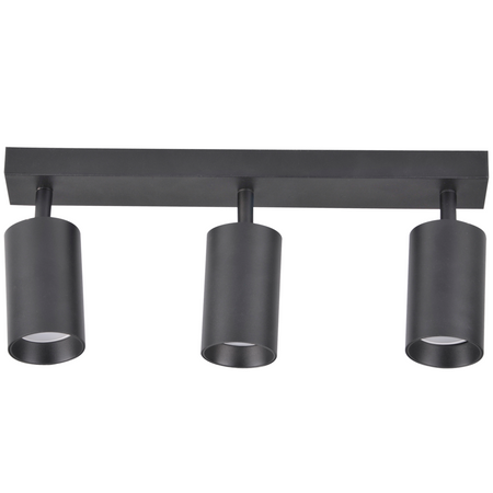 Lampenstreifen Decken- und Wand-LED-Leuchte 3 xGU10 MARIBEL Schwarz GOLDLUX (Polux)