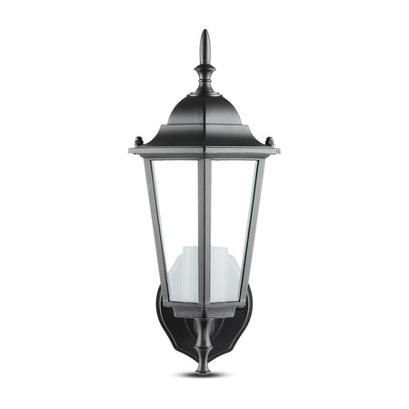 Gartenlampe Wandleuchte E27 einseitig mattschwarz VT-749 V-TAC
