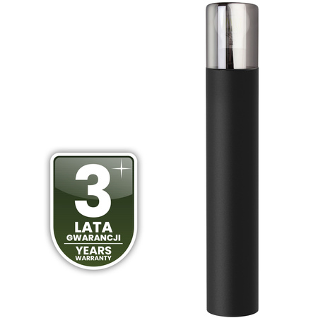 Stehende Gartenlampe für E27 Glühbirne Schwarzes Glas IP54 60 cm SALVIA LUMILED