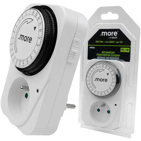 Tageslichtfassung Mechanische Zeitschaltuhr PC-1M M20353 Mehr Ecolight