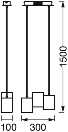 LED-Deckenleuchte 21W SMART+ WiFi CCT Dimmbare Holzpendelleuchte LEDVANCE