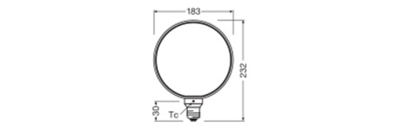 LED Dekorative Glühbirne G183 Sphere E27 4W = 22W 220lm 1800K Warm 330° Filament Dimmbar Vintage 1906 Osram