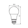 LED Lampen IQ-LED E27 A60 3.4W 470lm 6500K Kaltlicht KANLUX