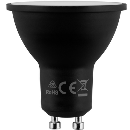 LED Lampen GU10, Glühbirne 3W = 25W 270lm 120° 6500K kalt Schwarz LUMILED