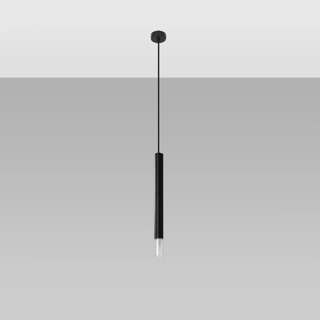 LED-Deckenpendelleuchte WEZYR G9 Überhang Schwarz SOLLUX