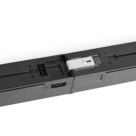 LED-Einbauleuchte Aufbauleuchte Modular 24W 2400lm 5000K Kalt Schwarz Videx