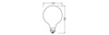 LED-Lampe G125 E27 11W = 100W 1521lm 3000K Warm 300° Value ClassLedvance