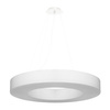 SATURNO SLIM LED-Pendelleuchte 6xE27 Kronleuchter 70cm Weiß SOLLUX