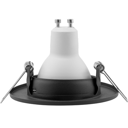 Runde Halogen-Einbauleuchte AURELI Graphitblech MR16 GU10 LUMILED