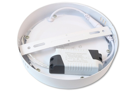 LED-Panel Deckenleuchte 6W 480lm 2700K warmweißes Anbaugehäuse Rund weiß Proma Masterled